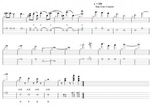 Bass solo Nightwish bass tab part 1 (2)