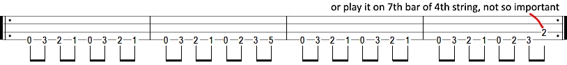 metallica for whom the bell tolls bass tab intro 2