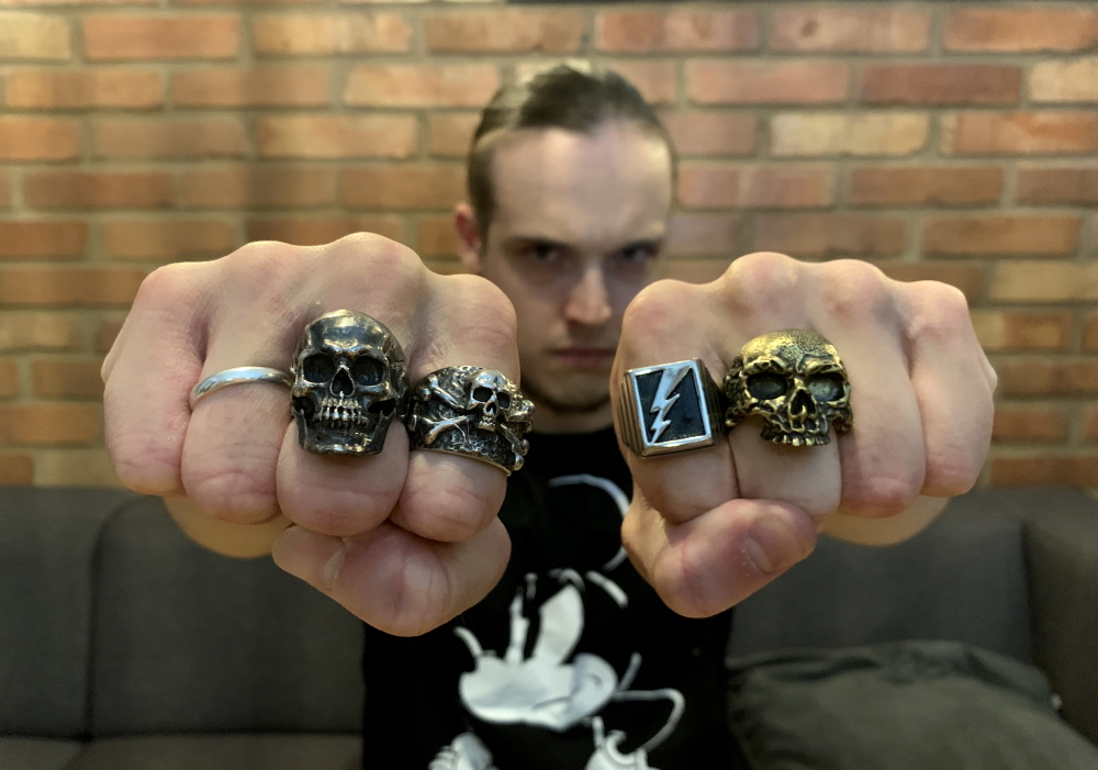 gthic jewelry for bikers and metalheads